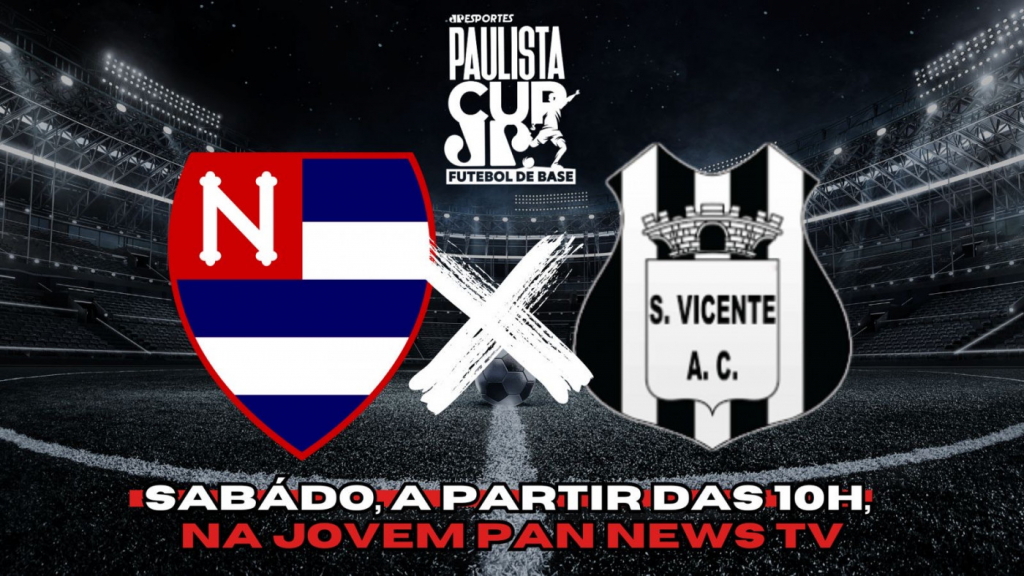 Jovem Pan transmite partida entre Nacional e São Vicente na Copa Paulista