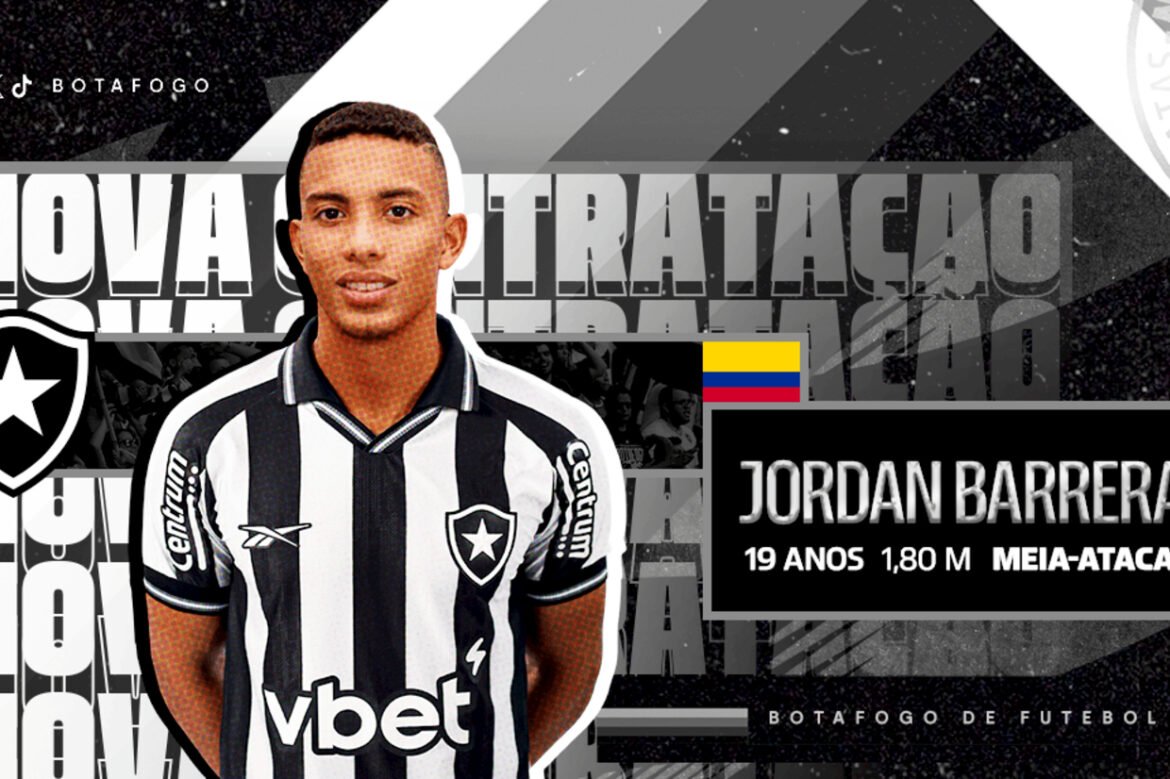 Botafogo fecha acordo para trazer jovem talento colombiano