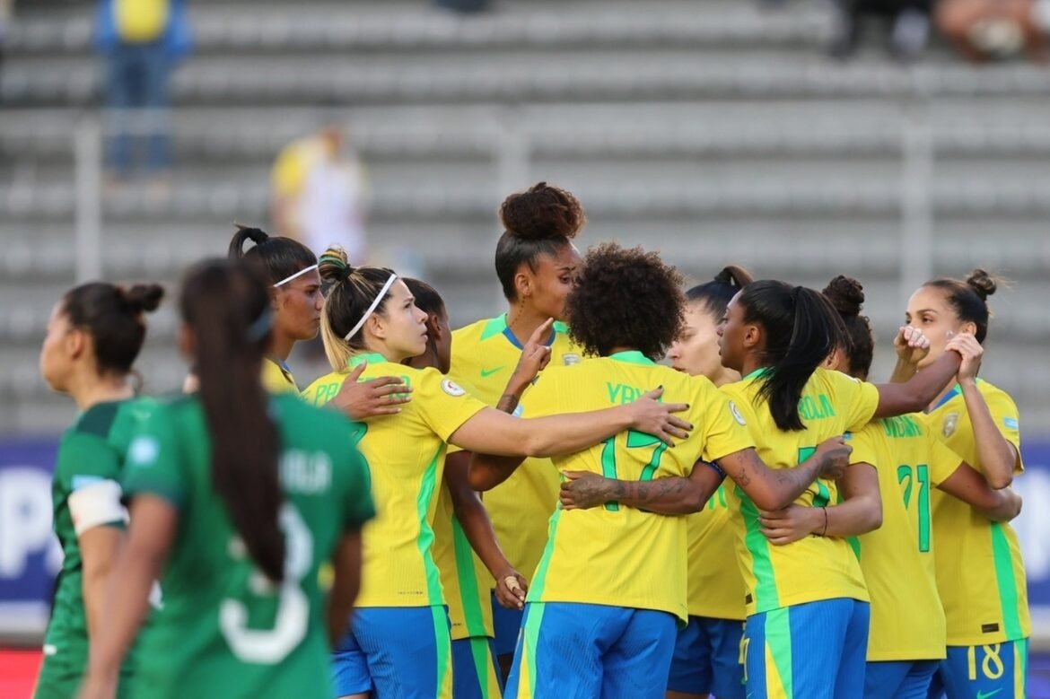 Brasil domina a Bolívia na Copa América Feminina com autoridade