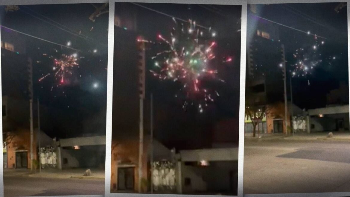 Atlético-MG enfrenta barulho dos fogos da torcida do Godoy Cruz em frente ao hotel.