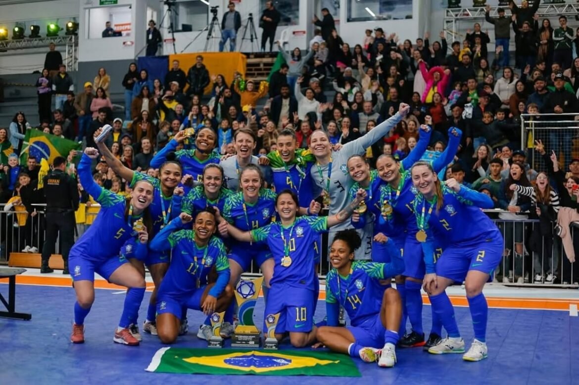 Brasil vence a Colômbia e conquista o título de tri em Xanxerê