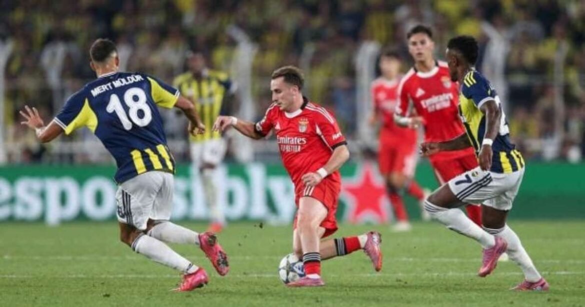 Fenerbahçe e Benfica ficam no 0 a 0 nos playoffs da Champions League