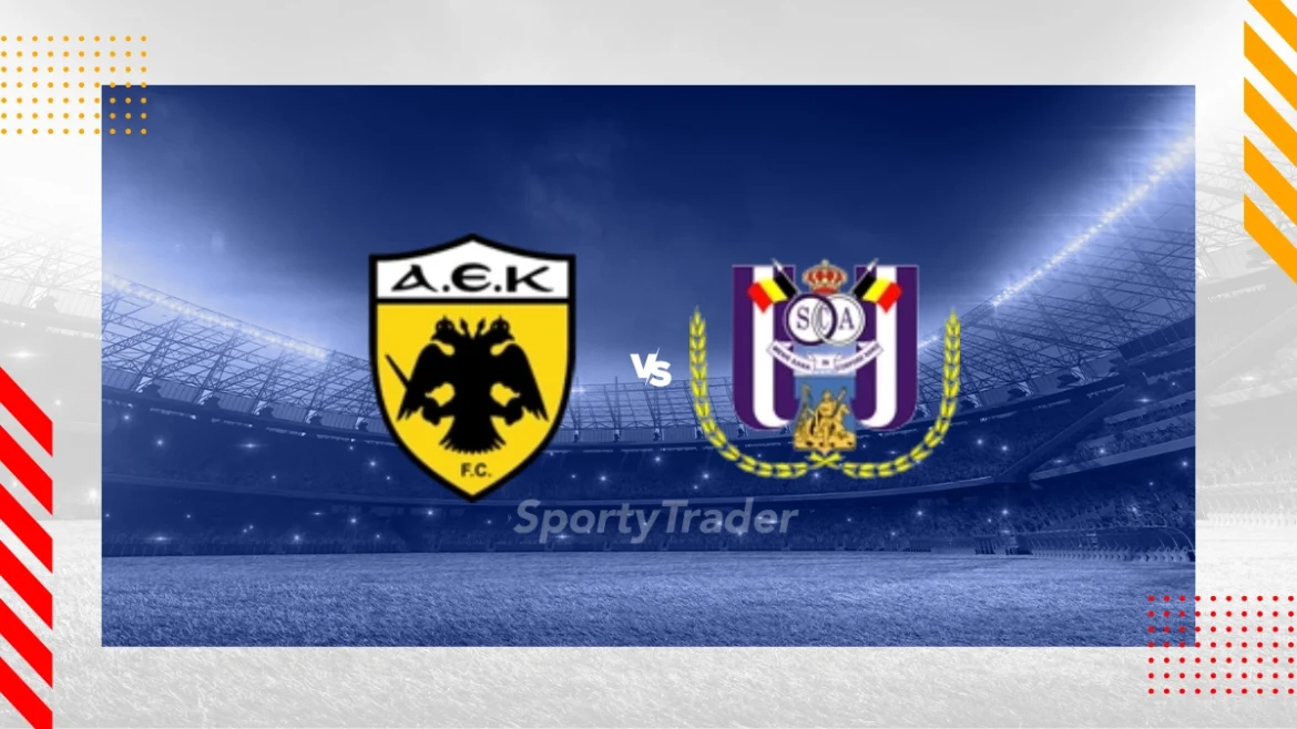 Palpite AEK Atenas x Anderlecht - Liga da Conferência Europa 28/08/2025