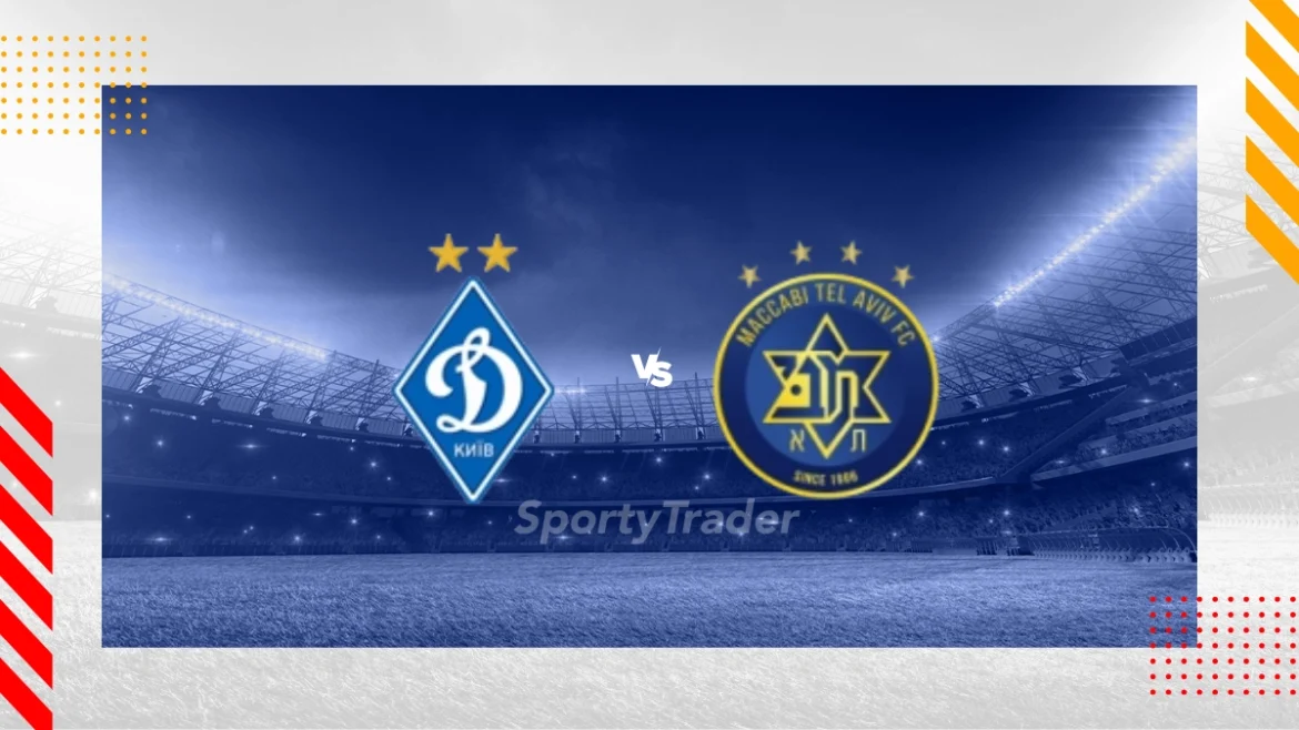 Palpite: Dinamo Kiev x Maccabi Tel Aviv FC - Liga Europa 28/08/2025