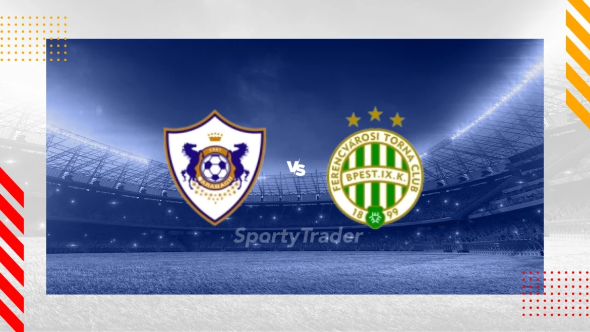 Palpite Qarabag FK x Ferencvaros na Champions League 27/08/2025