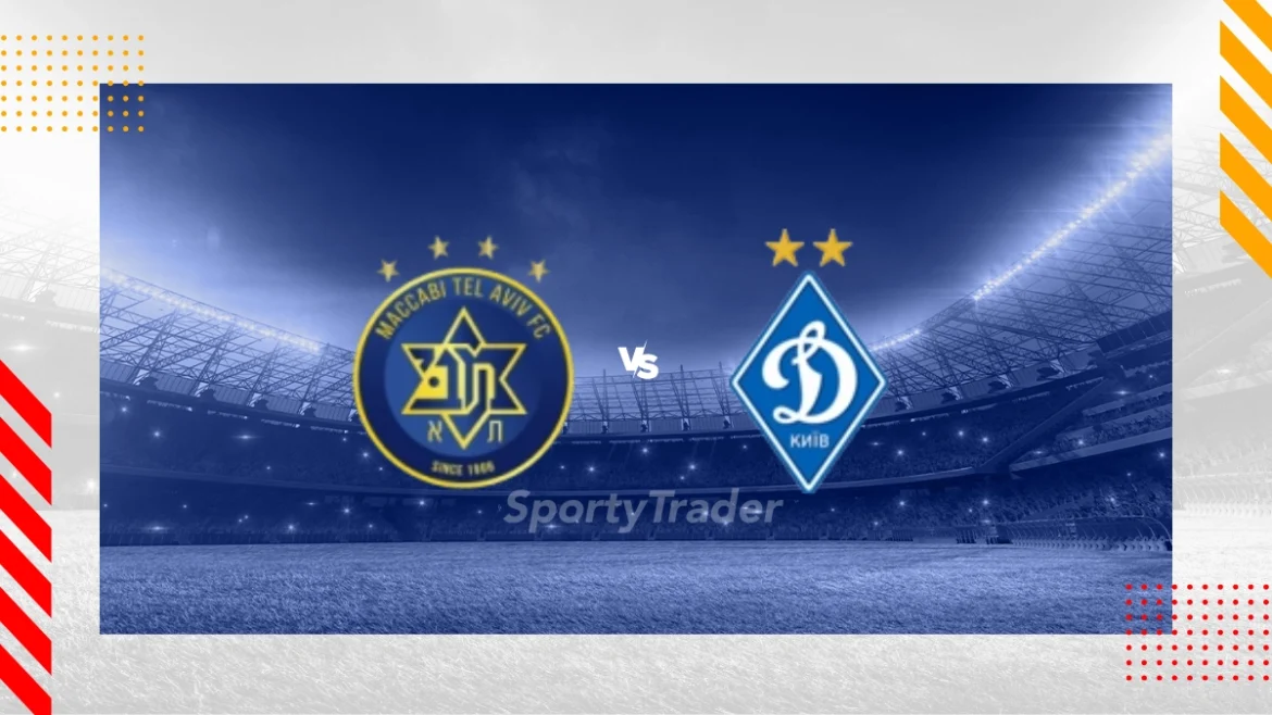 Palpite para Maccabi Tel Aviv FC x Dinamo Kiev na Liga Europa em 21/08/2025