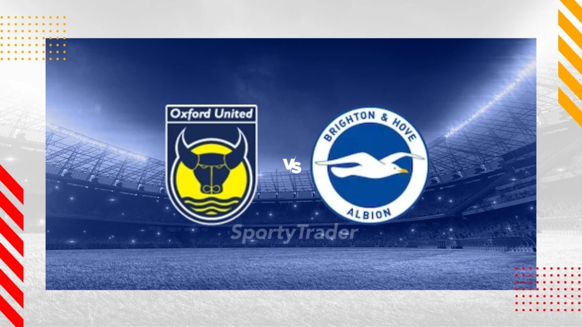 Palpite para Oxford United x Brighton na Carabao Cup em 27/08/2025
