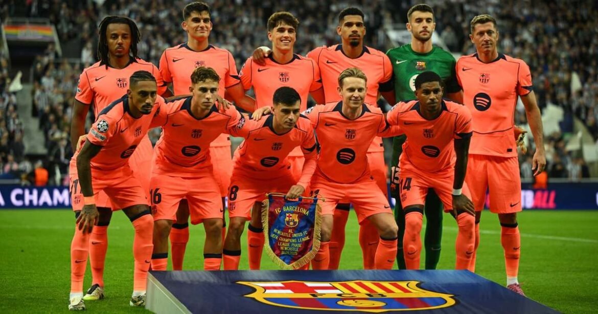 Barcelona conquista vitória fora de casa contra o Newcastle em sua estreia na Liga dos Campeões