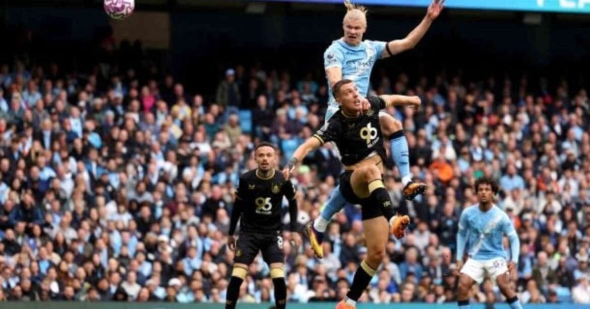 Com a contribuição da defesa e a inspiração de Haaland, Manchester City vence Burnley com grande desempenho