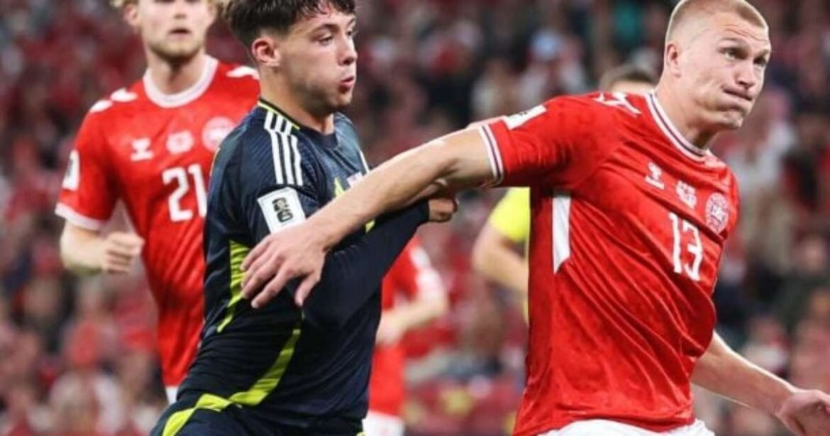 Dinamarca e Escócia ficam no empate em seu primeiro jogo das eliminatórias