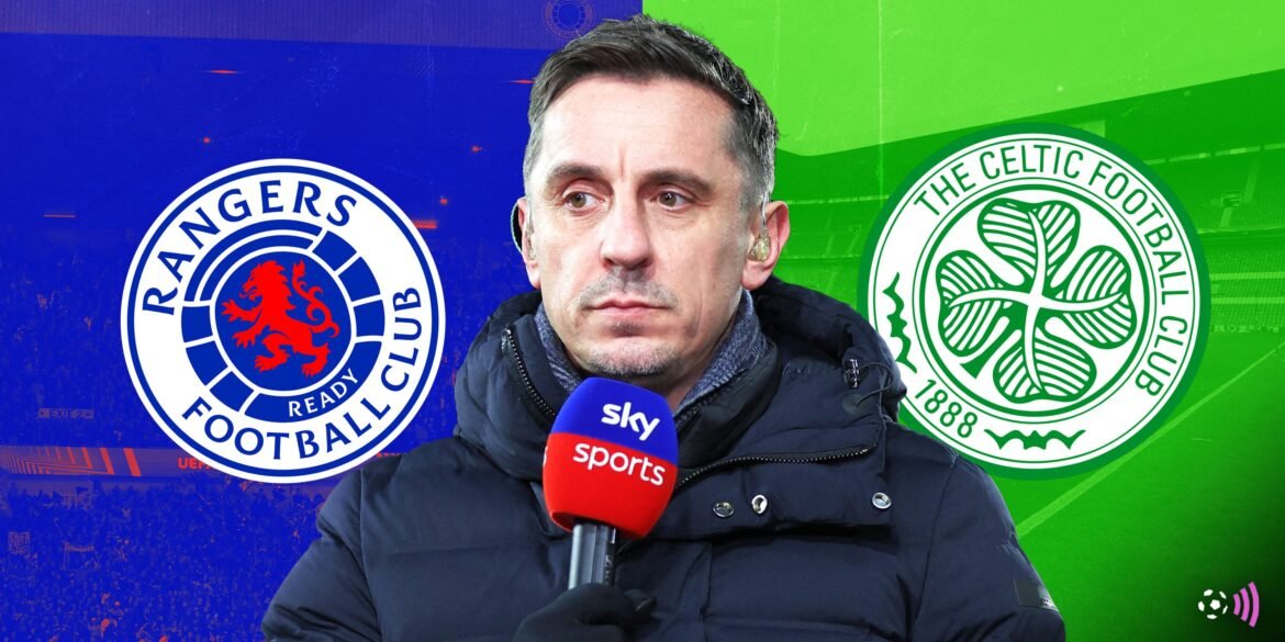 Gary Neville escolhe entre Celtic e Rangers a "melhor" atmosfera de estádio