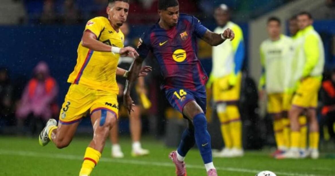 Hansi Flick impede Rashford de jogar no confronto entre Barcelona e Getafe devido a comportamento inadequado; saiba mais.