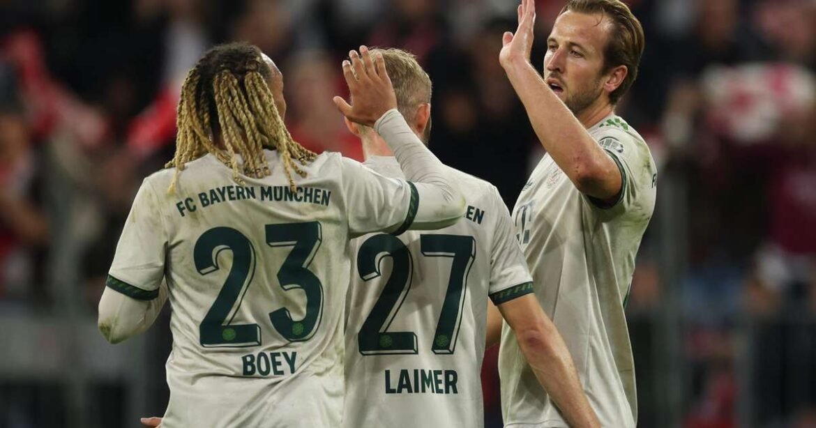 Kane brilha com dois gols, alcança feito inédito e Bayern conquista vitória expressiva