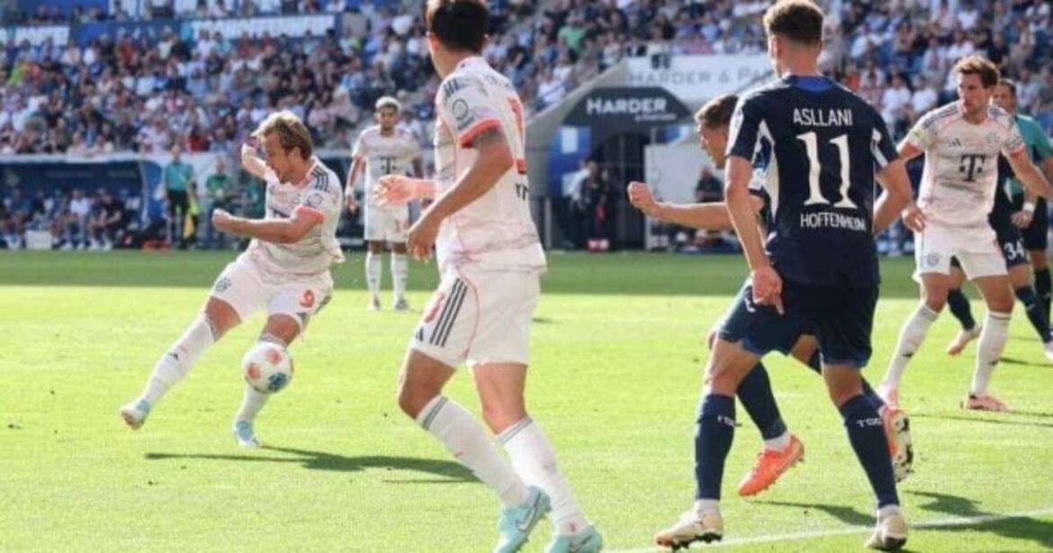 Kane brilha com hat trick e Bayern vence Hoffenheim, mantendo a invencibilidade na Bundesliga