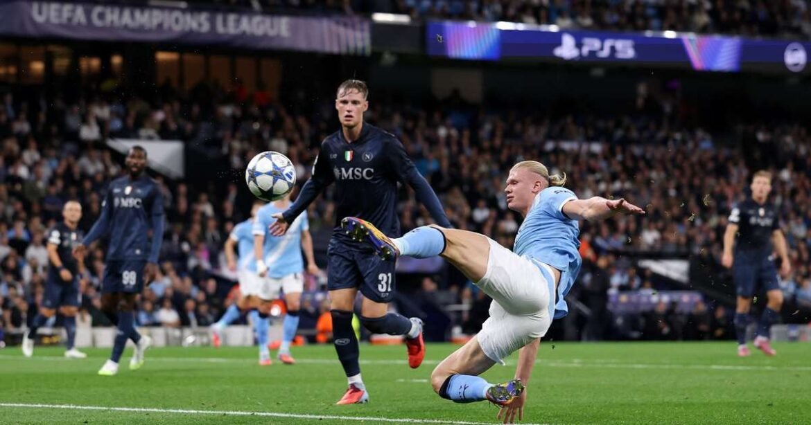 Manchester City derrota Napoli na estreia da Liga dos Campeões