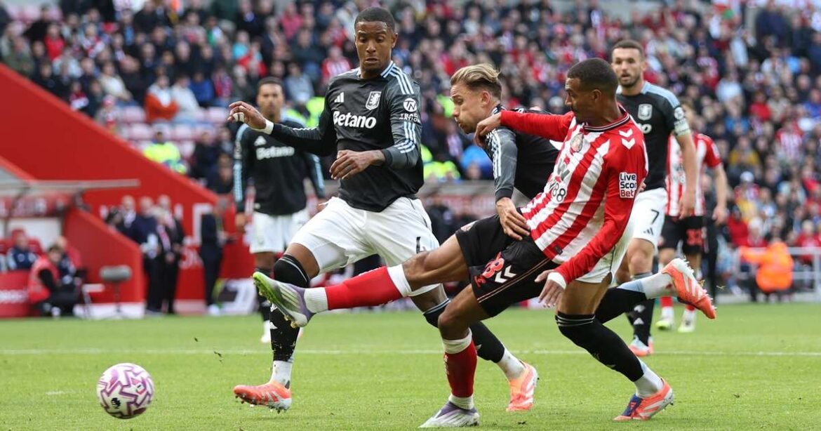 Sunderland se destaca ao enfrentar o Aston Villa com um jogador a menos