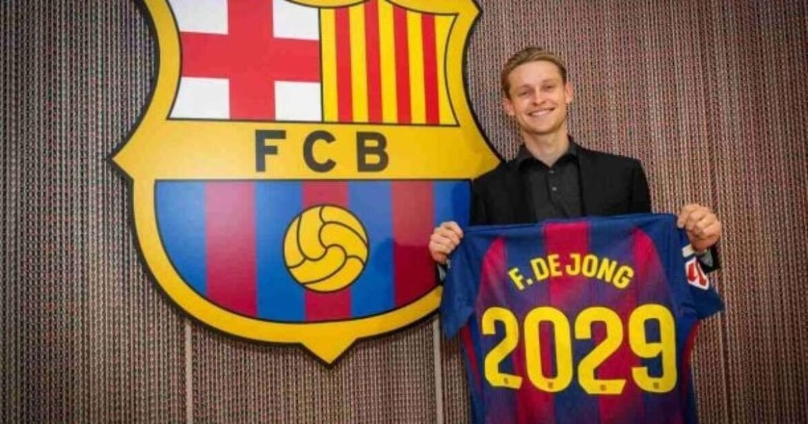 Barcelona renova contrato de Frenkie de Jong com cláusula de rescisão alta