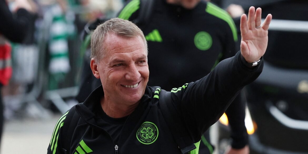 Brendan Rodgers empolgado com as novidades do time do Celtic antes do jogo contra o Dundee