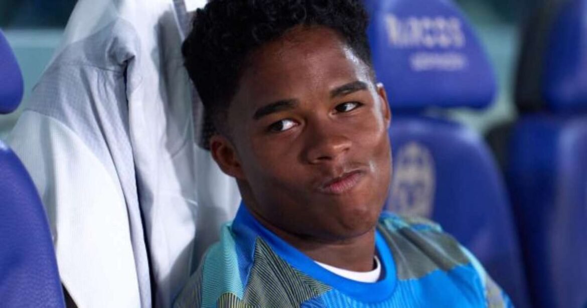 Clube francês busca a contratação por empréstimo de Endrick, jogador do Real Madrid
