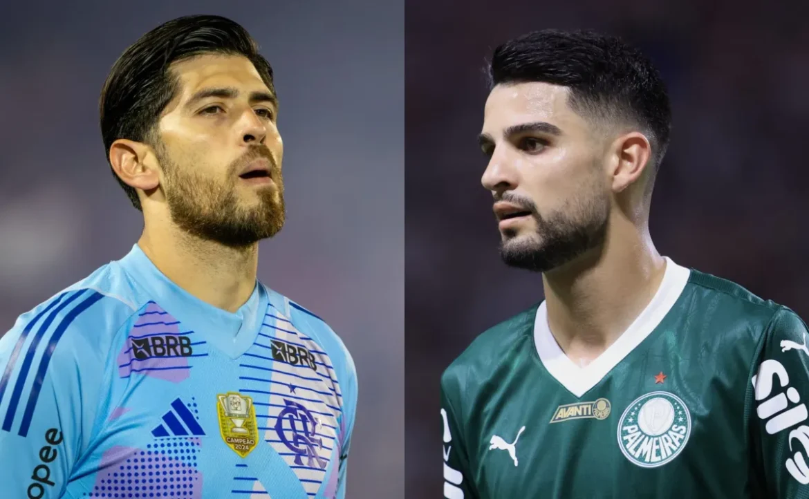 Flamengo e Palmeiras se enfrentam com confronto argentino entre Rossi e Flaco López