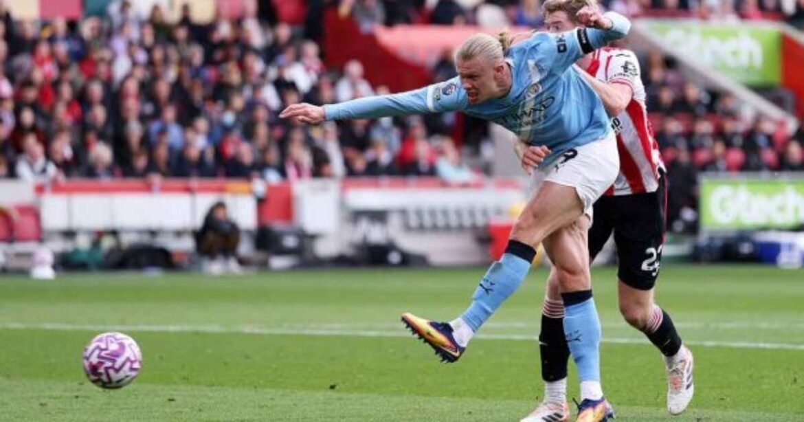 Haaland brilha e Manchester City conquista triunfo sobre o Brentford por 1 a 0