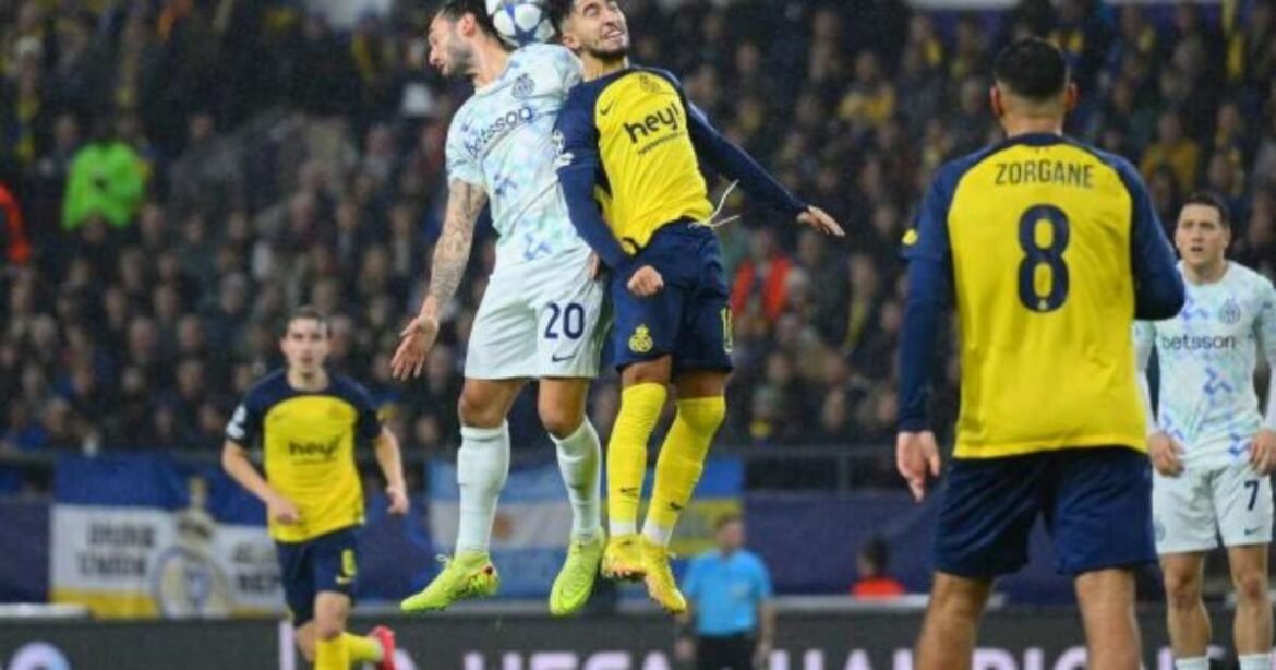 Inter de Milão vence Union SG com grande placar fora de casa e permanece invicta na Champions League