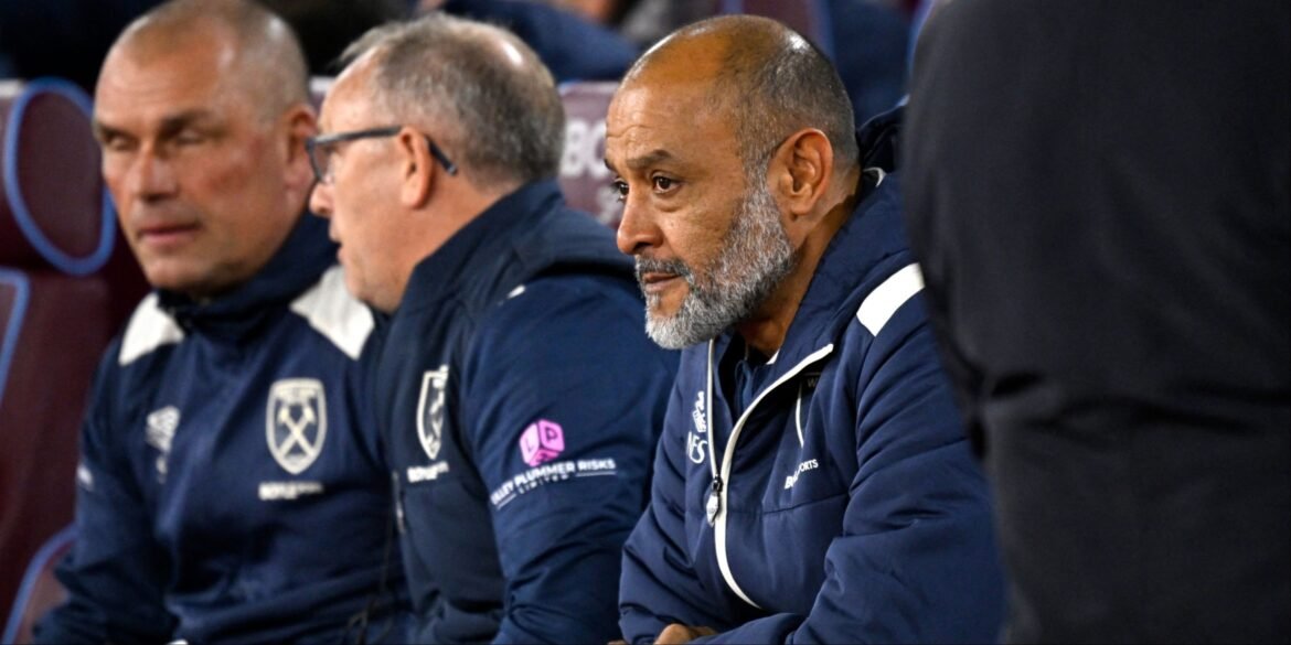 Jogador do West Ham que perdeu a posse de bola várias vezes apresenta grande queda de desempenho sob comando de Nuno