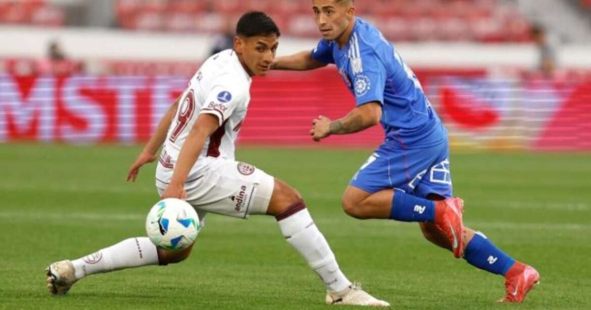 La U empata com Lanús na Sul-Americana após uma reação impressionante