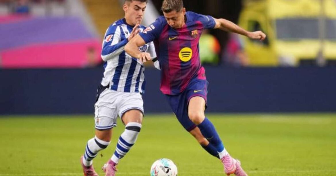 Lewandowski se machuca na coxa esquerda e agrava os desafios do Barcelona