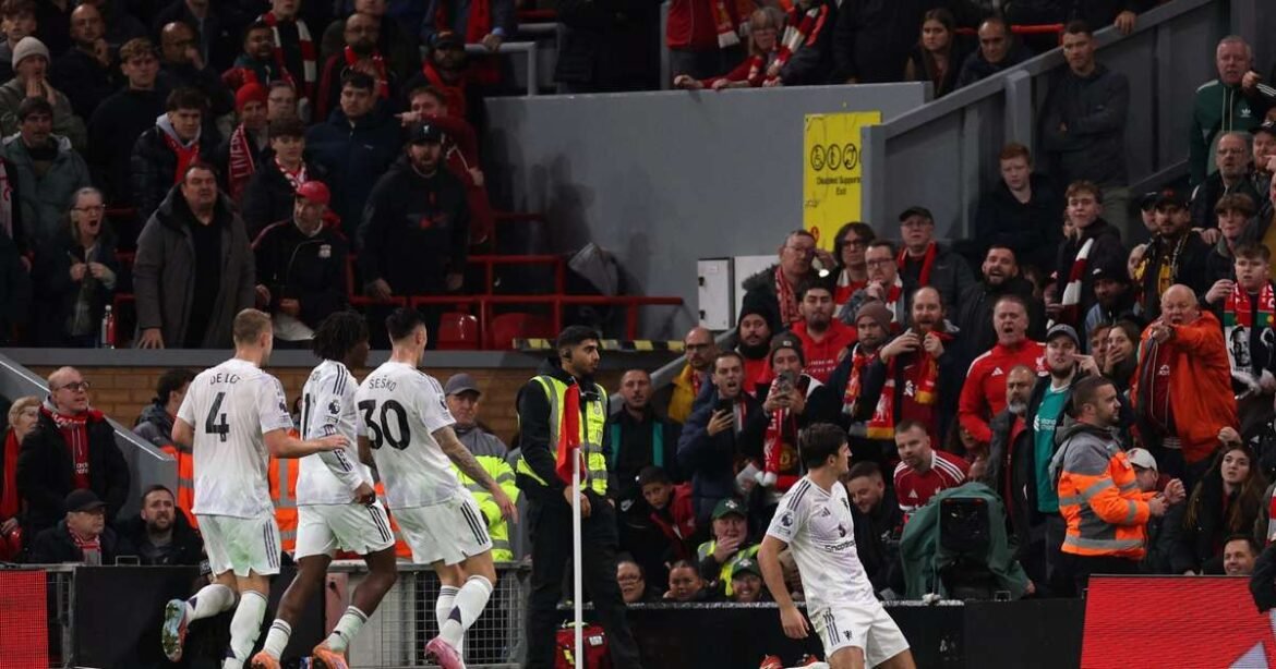 Manchester United conquista vitória histórica em Anfield contra o Liverpool