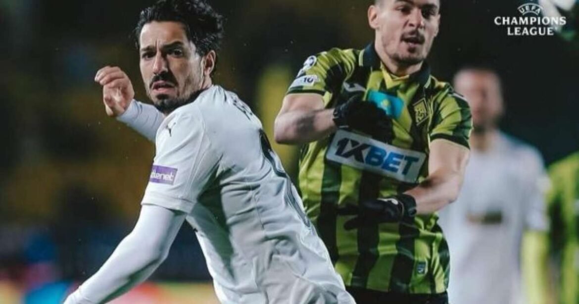 Pafos enfrenta Kairat com um jogador a menos por 87 minutos e garante empate na Champions