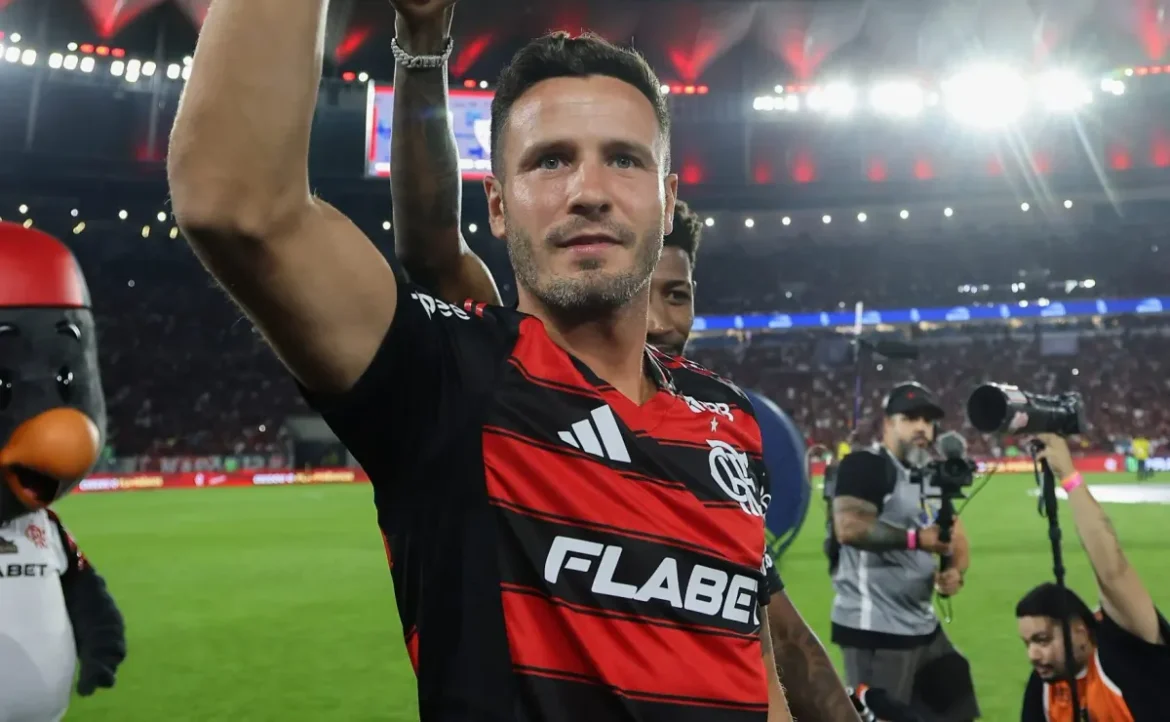 Saúl retoma os treinos e pode ser opção para o Flamengo no confronto contra o Palmeiras