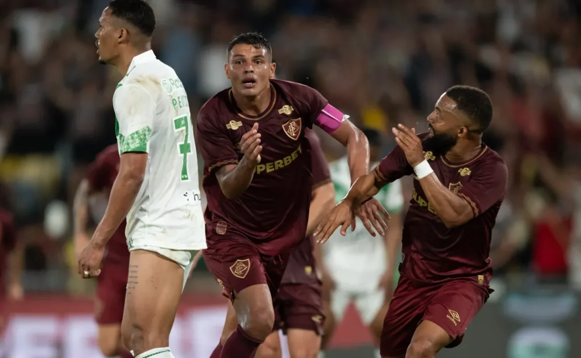 Thiago Silva garante vitória do Fluminense com gol no final da partida