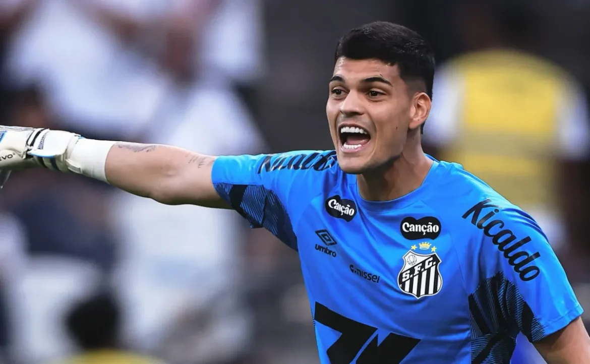 Torcida do Santos aponta falha de Gabriel Brazão em gol do Botafogo