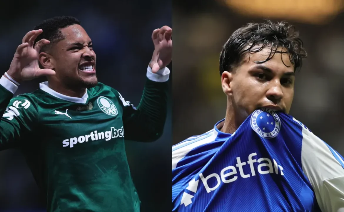 Vitor Roque e Kaio Jorge protagonizam confronto emocionante no duelo entre Palmeiras e Cruzeiro