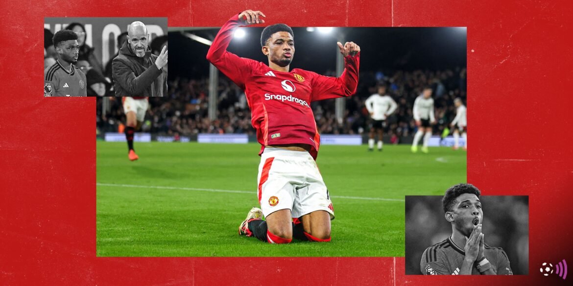 Amorim precisa liberar todo o potencial do "trem-bala" de 18 anos do Manchester United