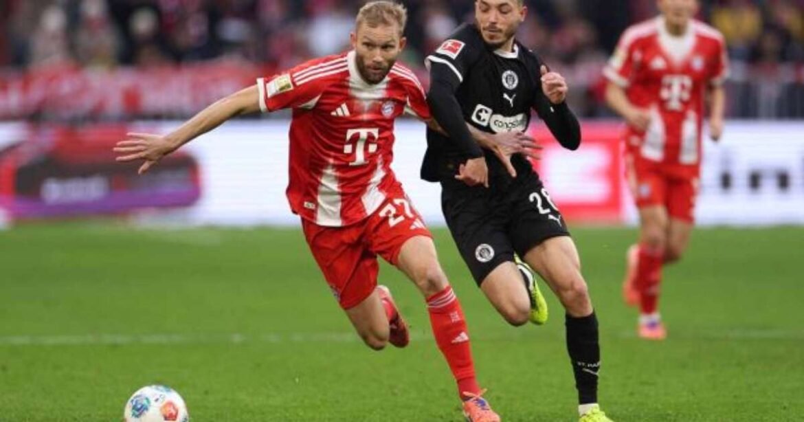 Bayern Munique conquista vitória apertada nos minutos finais contra o Saint Pauli