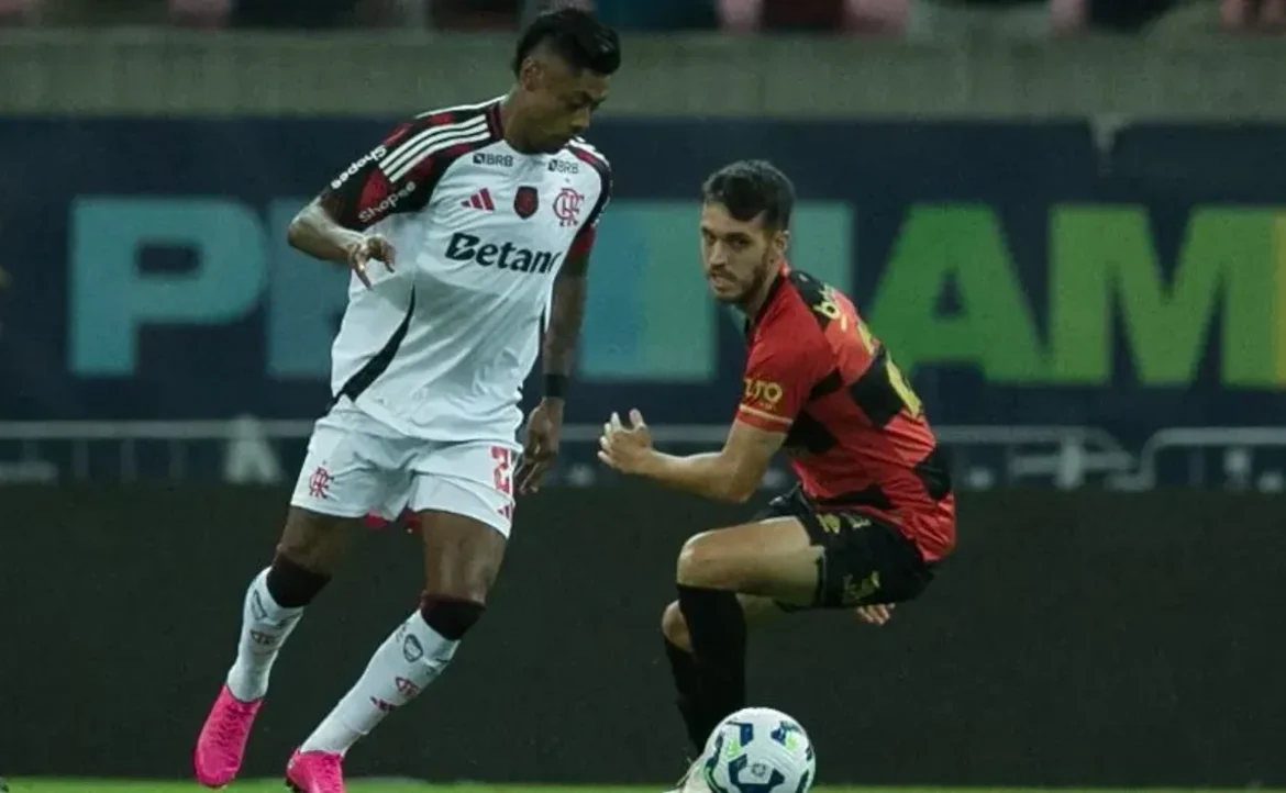 Desempenho de cada atleta no confronto entre Sport e Flamengo pelo Brasileirão