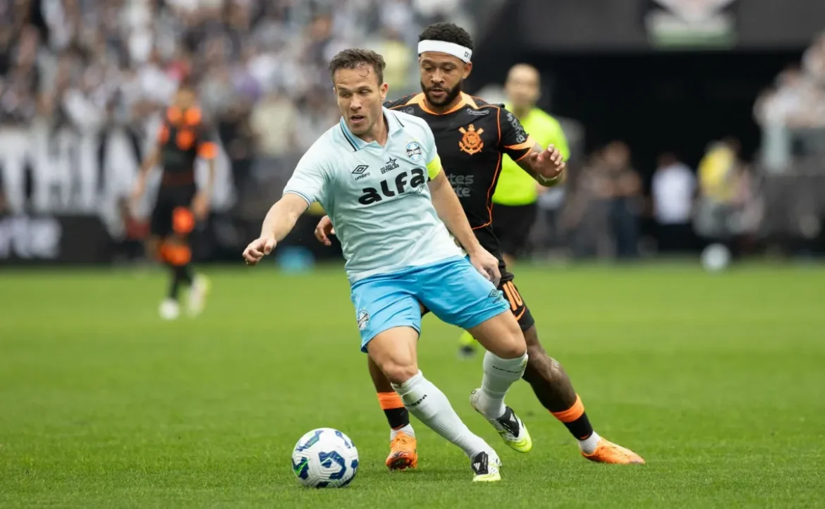 Desempenho dos Jogadores no Confronto Corinthians x Grêmio pelo Brasileirão