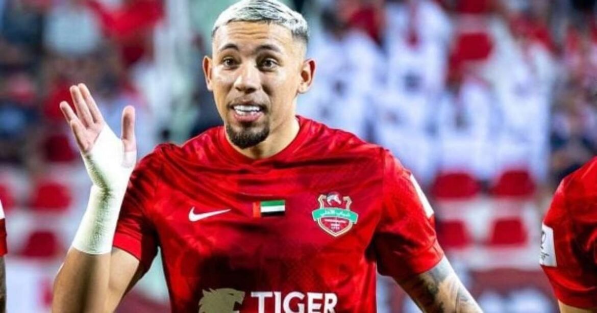 Guilherme Bala, ex-jogador do Flamengo, brilha com golaço e mantém Shabab na disputa pelo bicampeonato