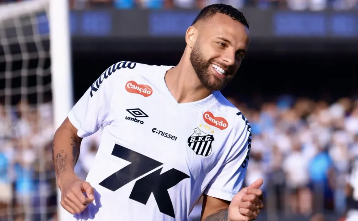 Guilherme supera Veiga em gols, apesar das críticas da torcida do Santos