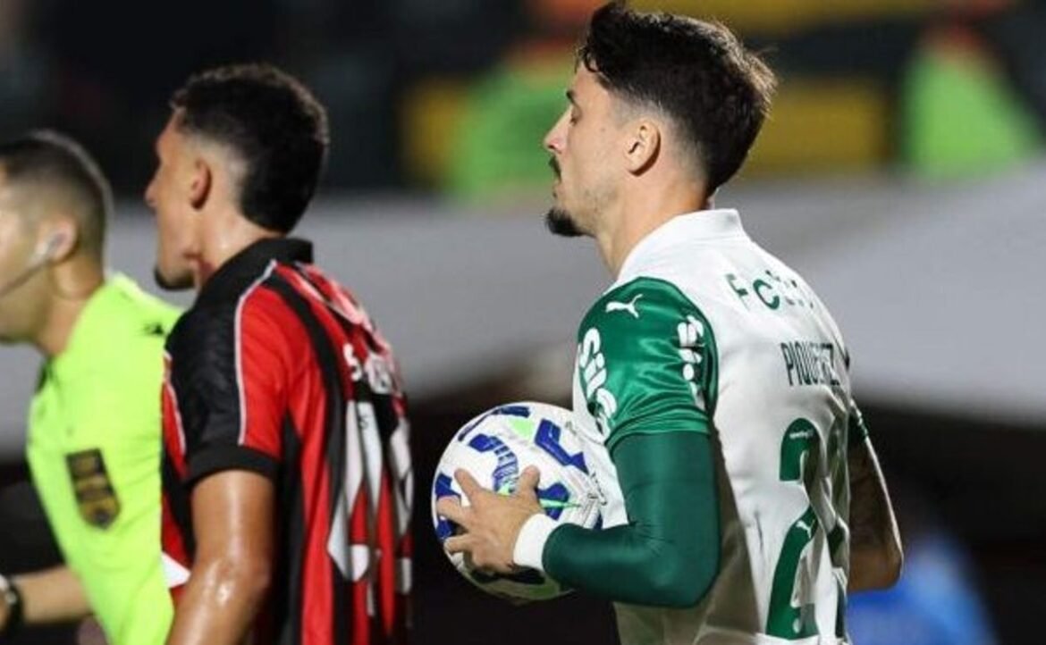 IA prevê vitória do Palmeiras sobre o Vitória por 2 a 1