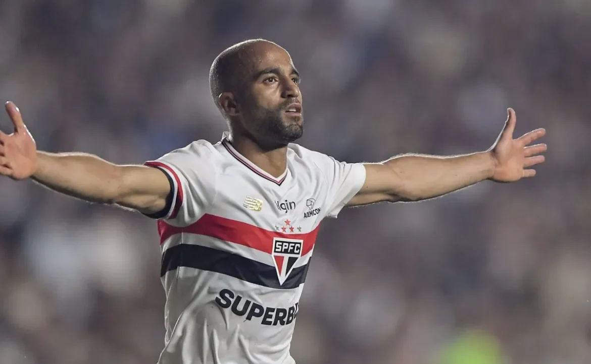 Lucas Moura, jogador do São Paulo, elogia o Vasco em declarações recentes.