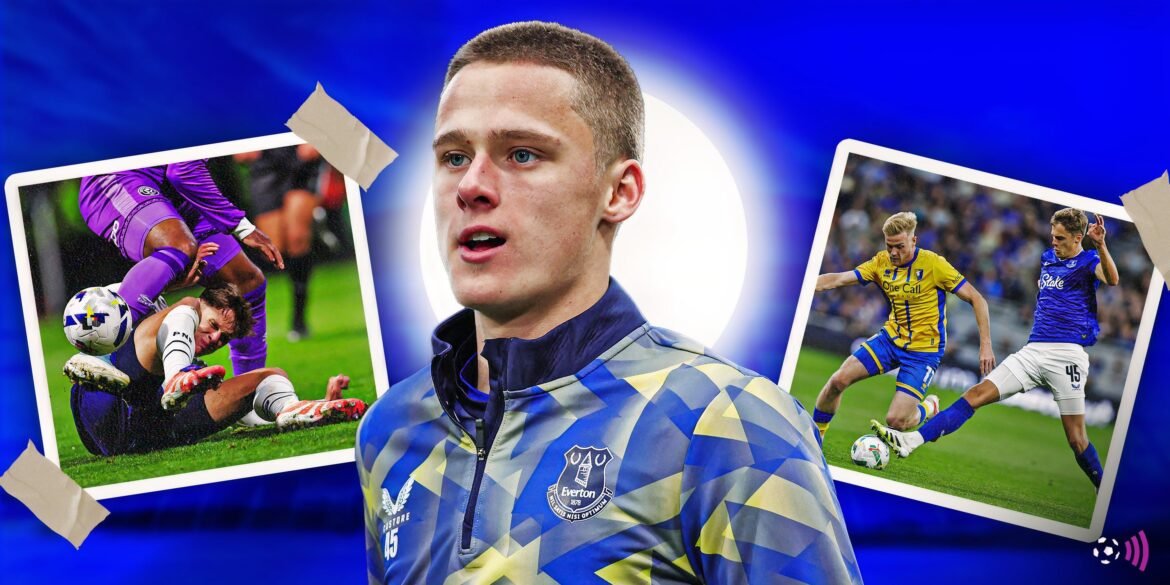 Moyes precisa liberar o jovem talento do Everton, que tem potencial maior que Harrison Armstrong.