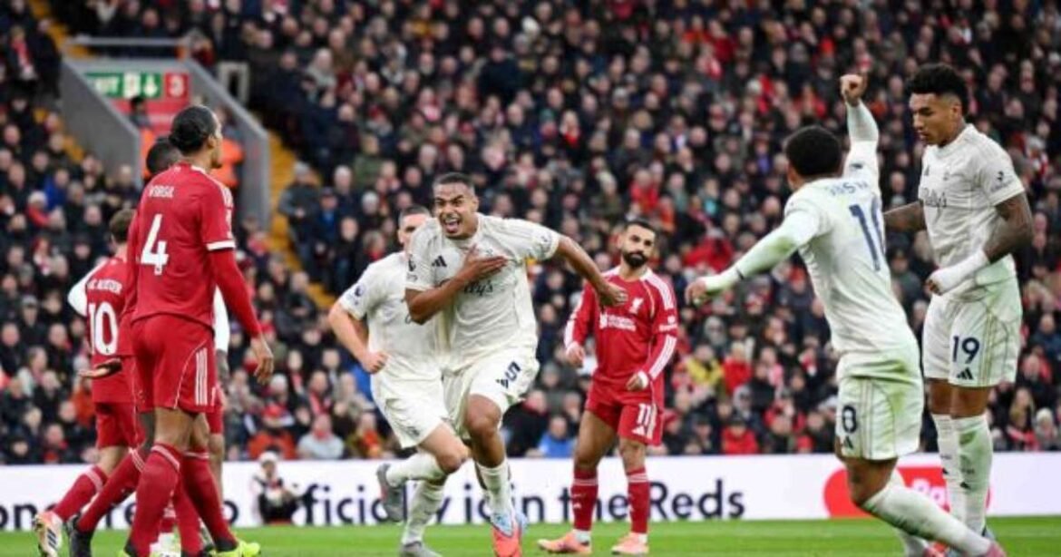 Nottingham Forest derrota Liverpool com gol de jogador brasileiro na Premier League