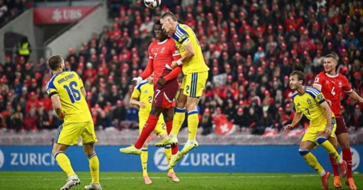 Suíça derrota Suécia e se aproxima da classificação para a Copa do Mundo