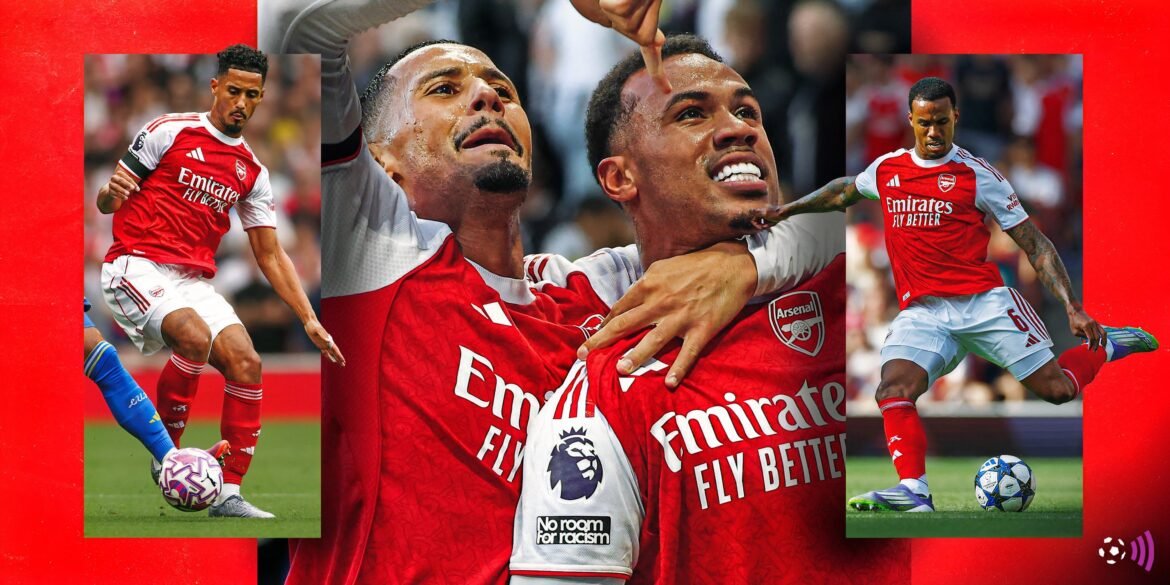 Arsenal busca defensor versátil com características de Gabriel e Saliba