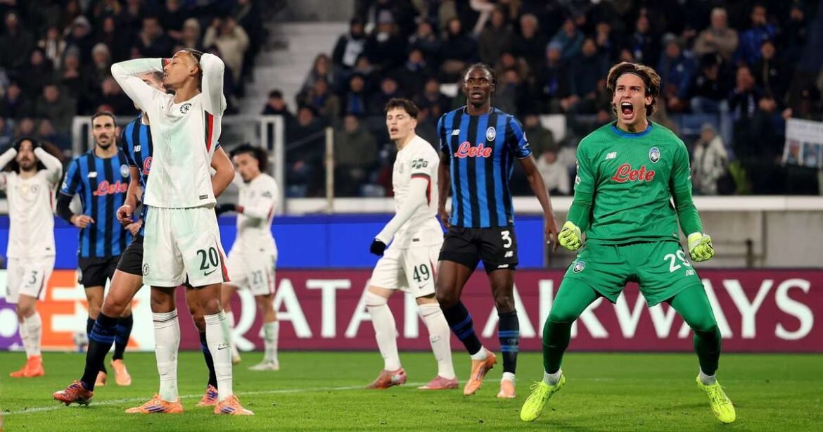 Atalanta se destaca na etapa final e supera o Chelsea na Liga dos Campeões