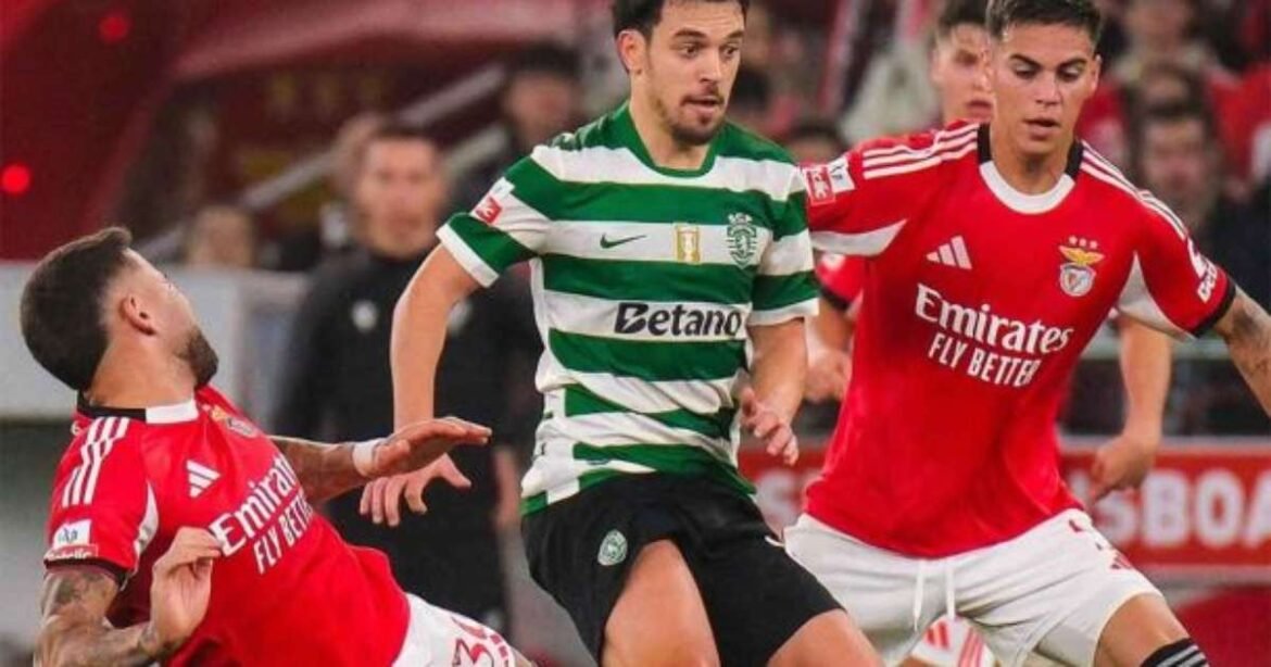 Benfica e Sporting ficam no empate em emocionante clássico no Estádio da Luz