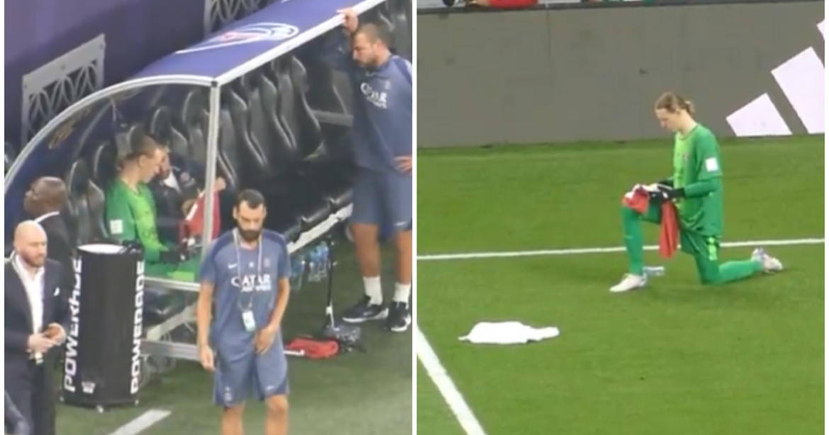 Goleiro do PSG se destaca ao usar 'cola' em toalha e gera repercussão após triunfo nos pênaltis contra o Flamengo
